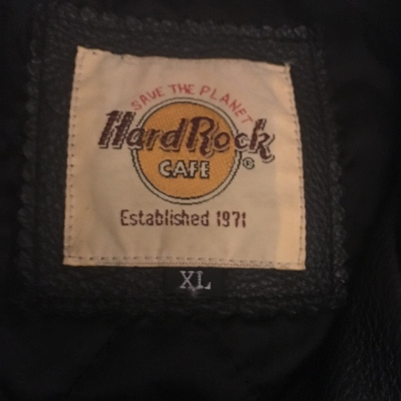 Hard Rock cafe genuine leather jacket - Picture 6 of 7